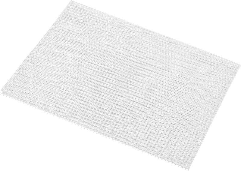 Donmon Blank Rug Hooking Mesh Canvas for Rug Making Tapestry Latch Hook Crafts(White,19.6x29.5inch) - Image 1